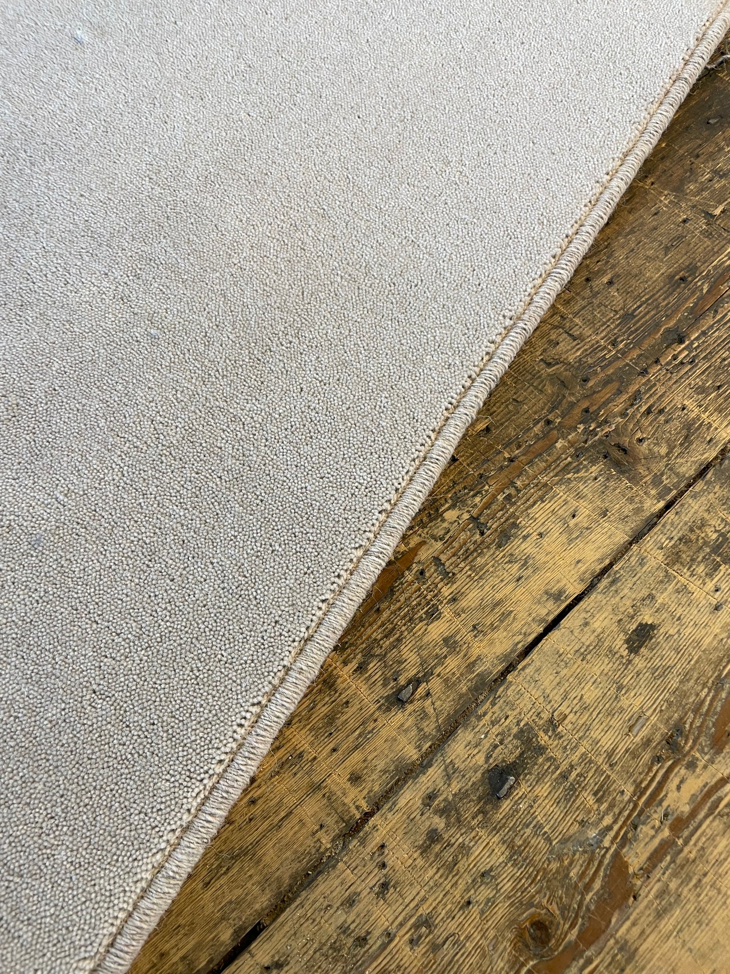 Light Grey velvet Hallway runner - Custom size