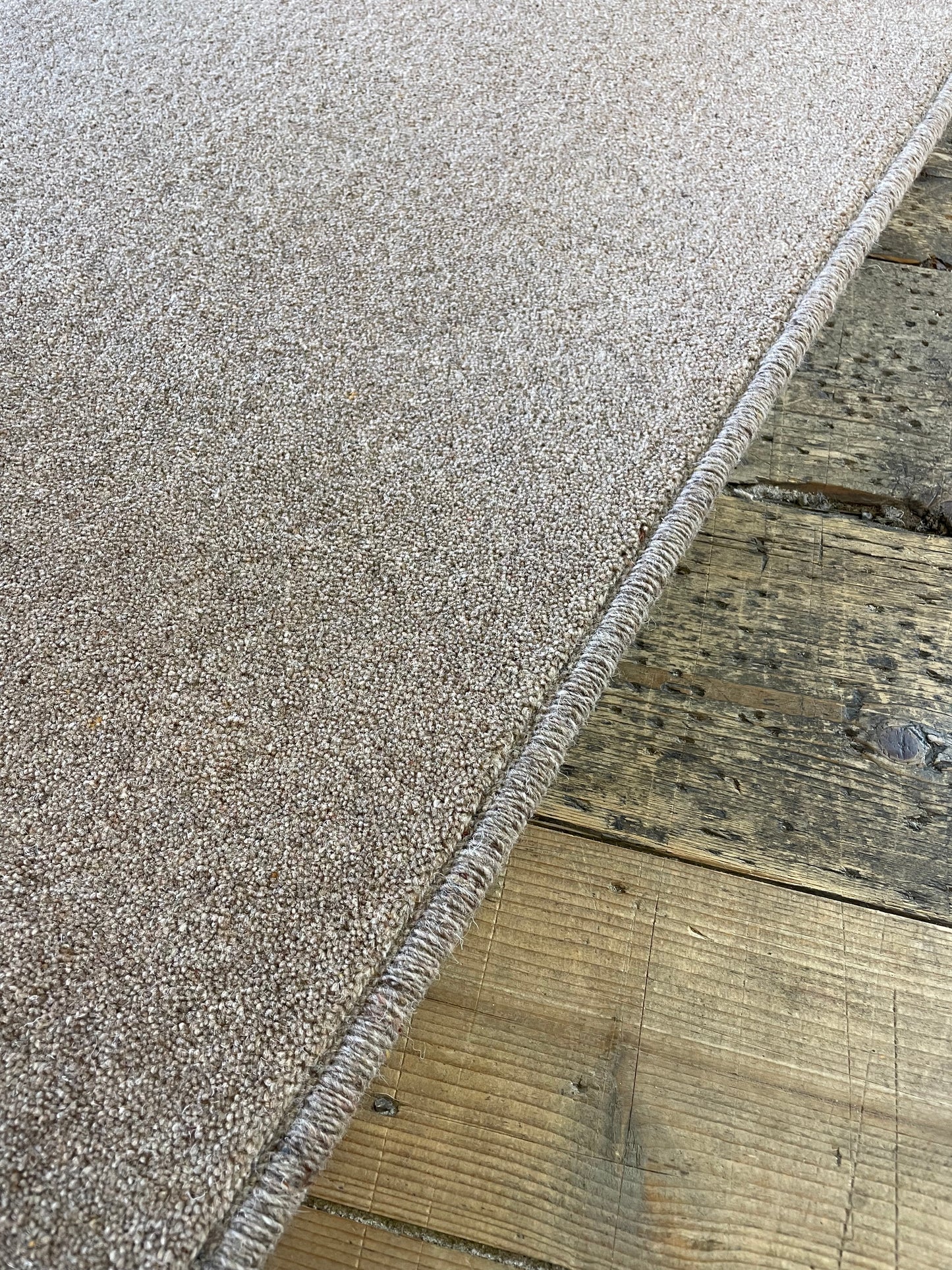 Light brown hallway runner (slight B-grade) - Custom size
