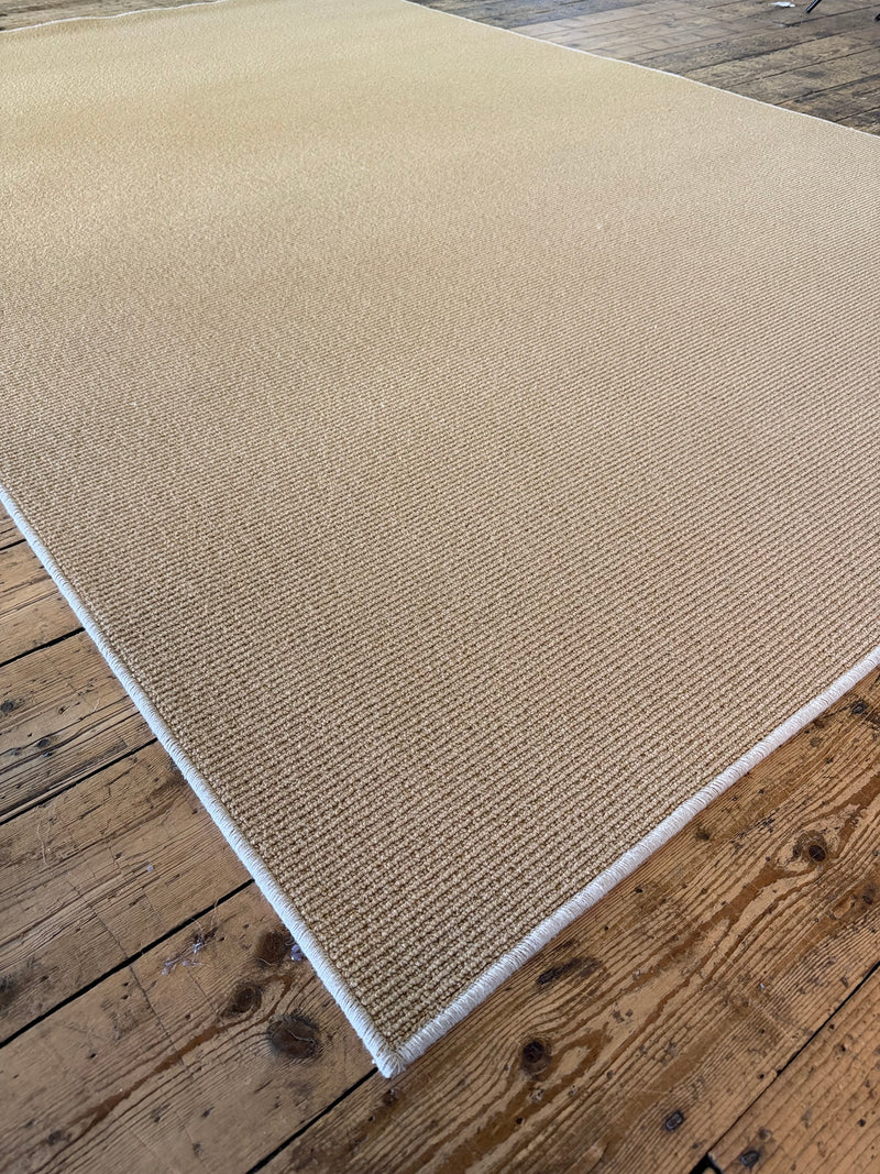 Rustic orange 100% wool rug 200cm x 300cm