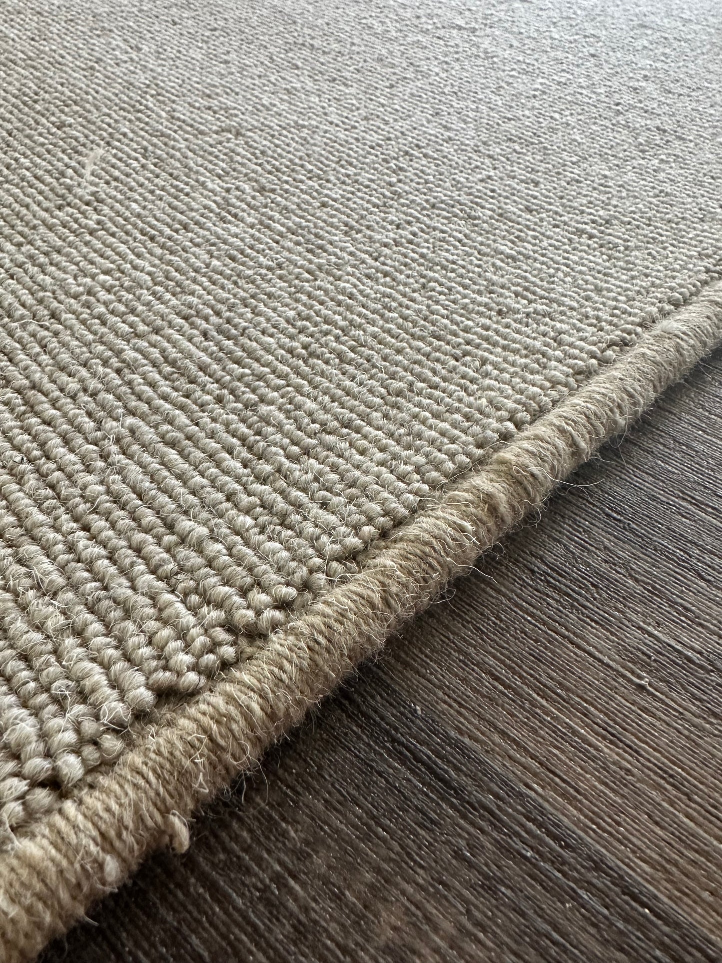 Oatcake 100% wool rug 200cm x 263cm