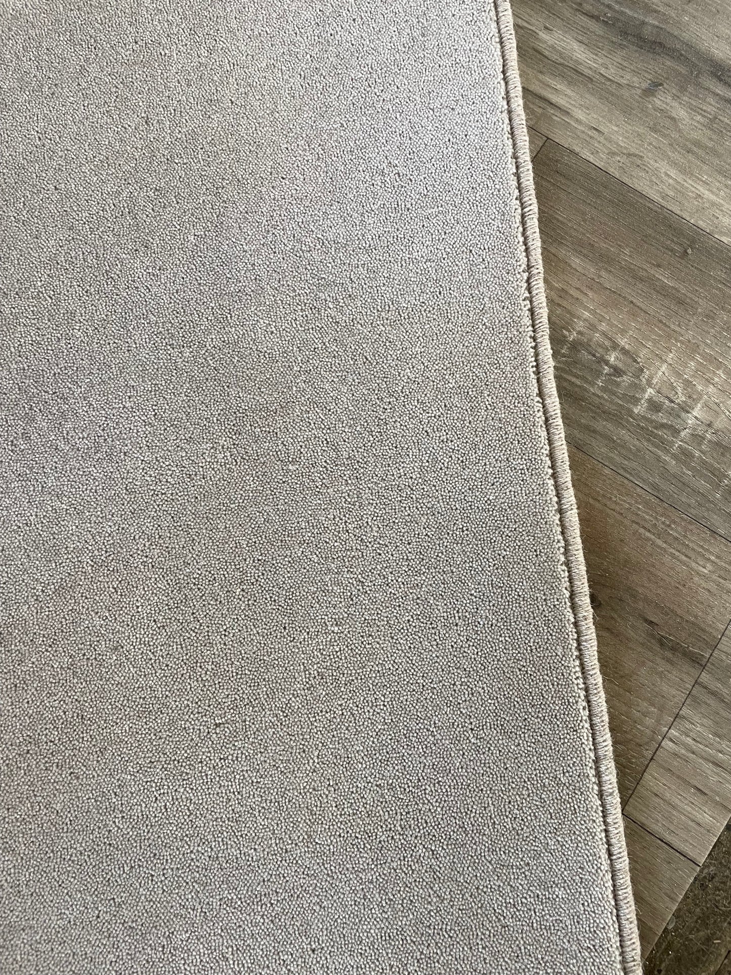 Light Grey velvet Hallway runner - Custom size