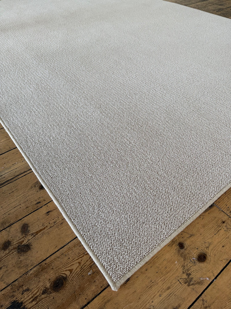 Coffee&cream 100% wool rug 227cm x 326cm
