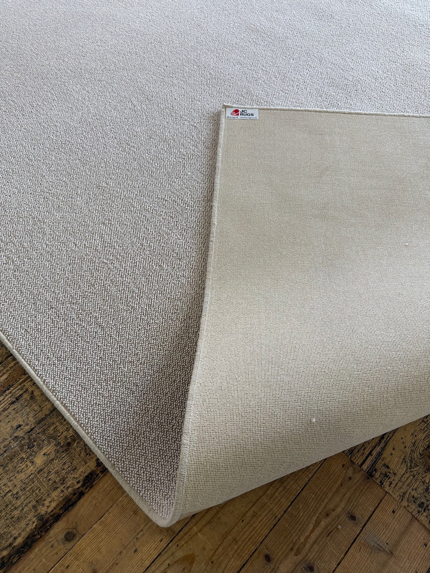 Coffee&cream 100% wool rug 227cm x 326cm