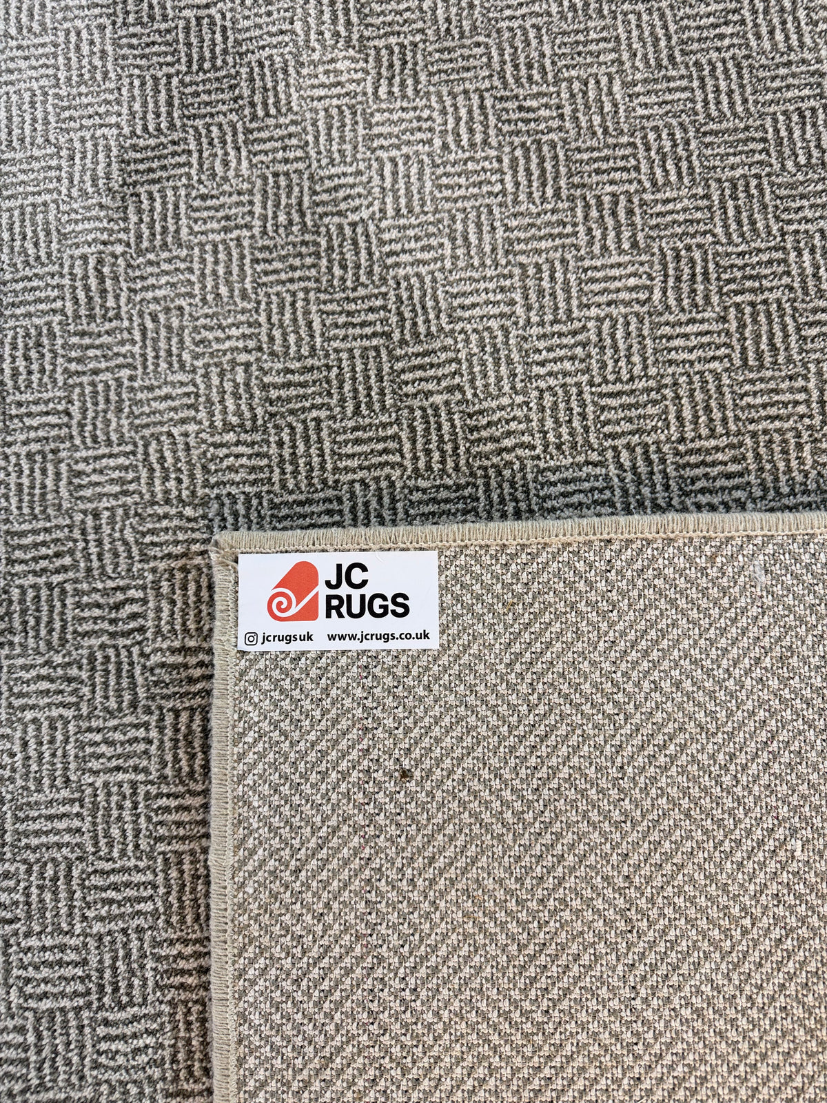 Basketweave 100% polypropylene rug 200cm x 300cm