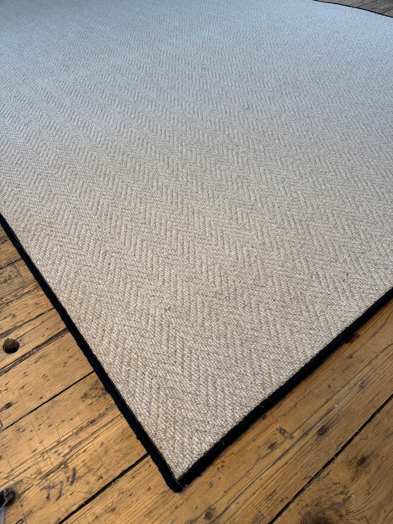 Harvest Herringbone 100% wool rug 200cm x 283cm
