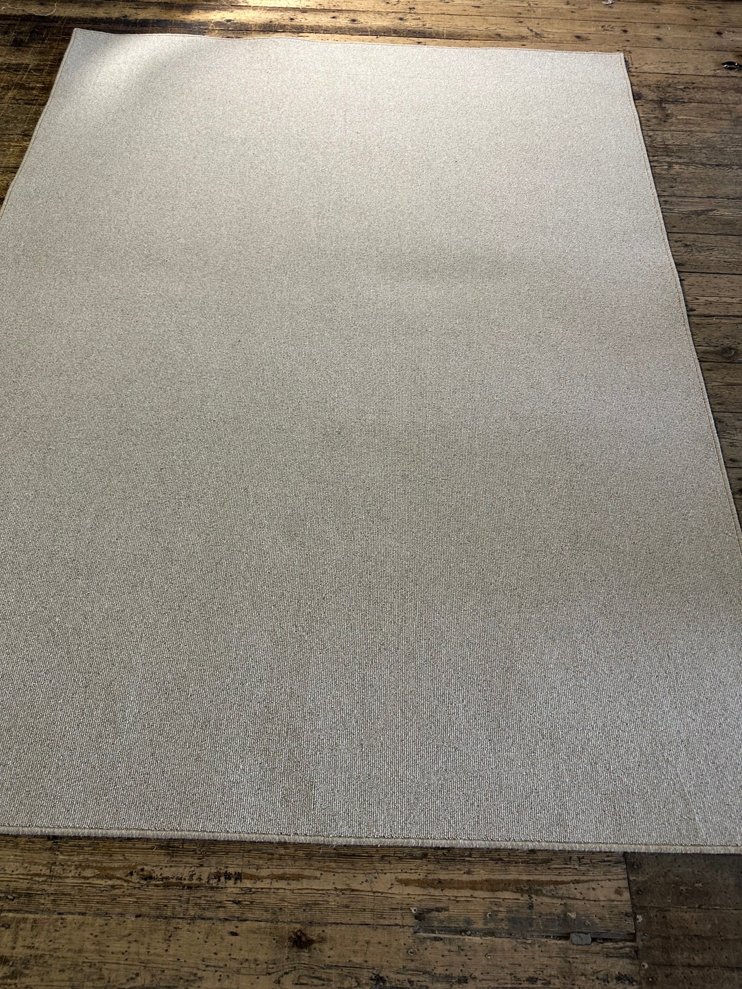 Oatcake 100% wool rug 200cm x 263cm
