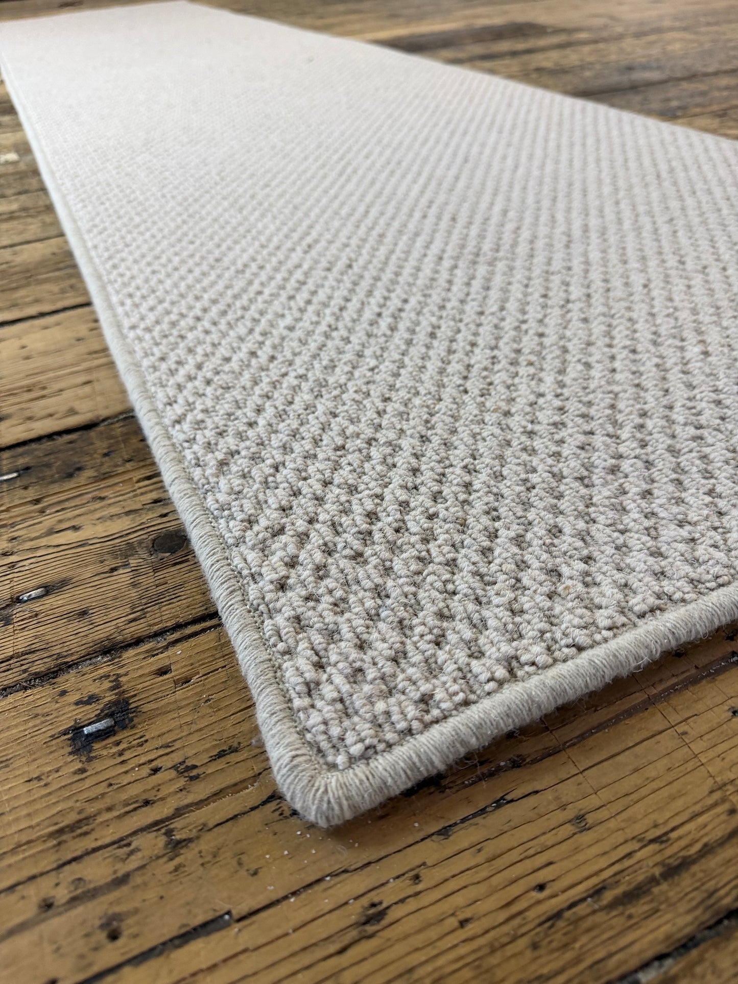 Oxford beige 100% hallway runner 64cm x 278cm