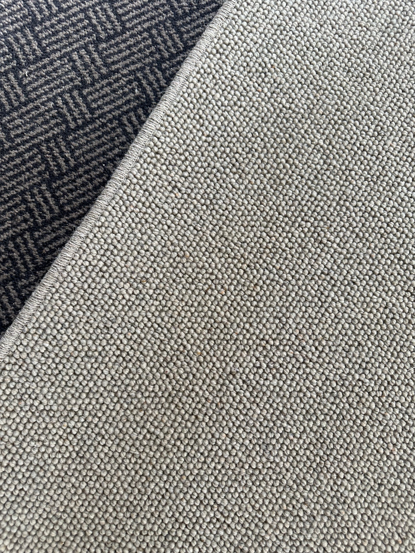 Pumice 100% wool rug 201cm x 211cm