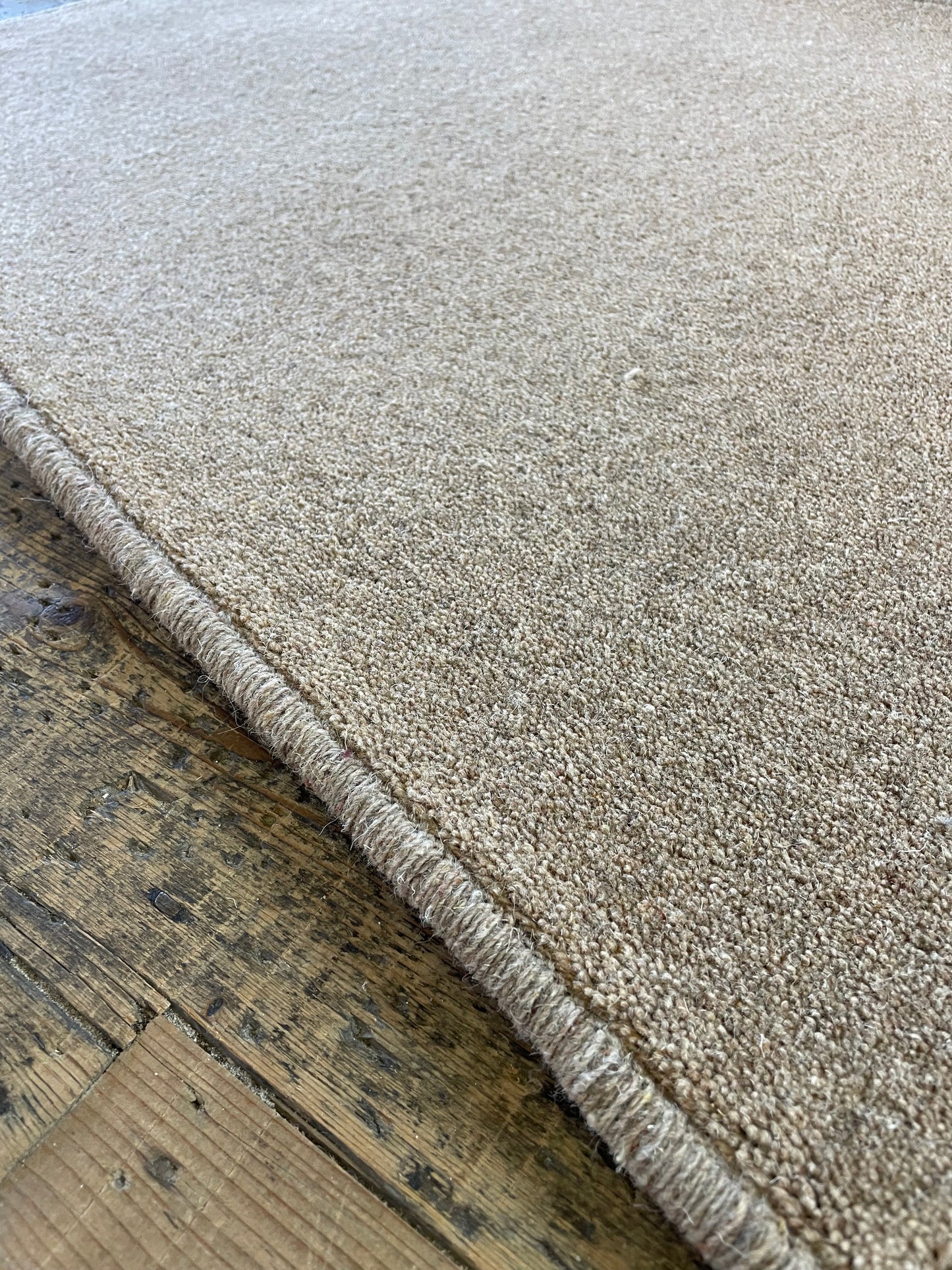 Light brown hallway runner (slight B-grade) - Custom size
