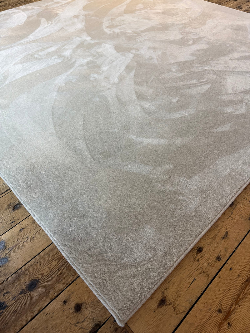 Oyster 100% polypropylene rug 275cm x 287cm