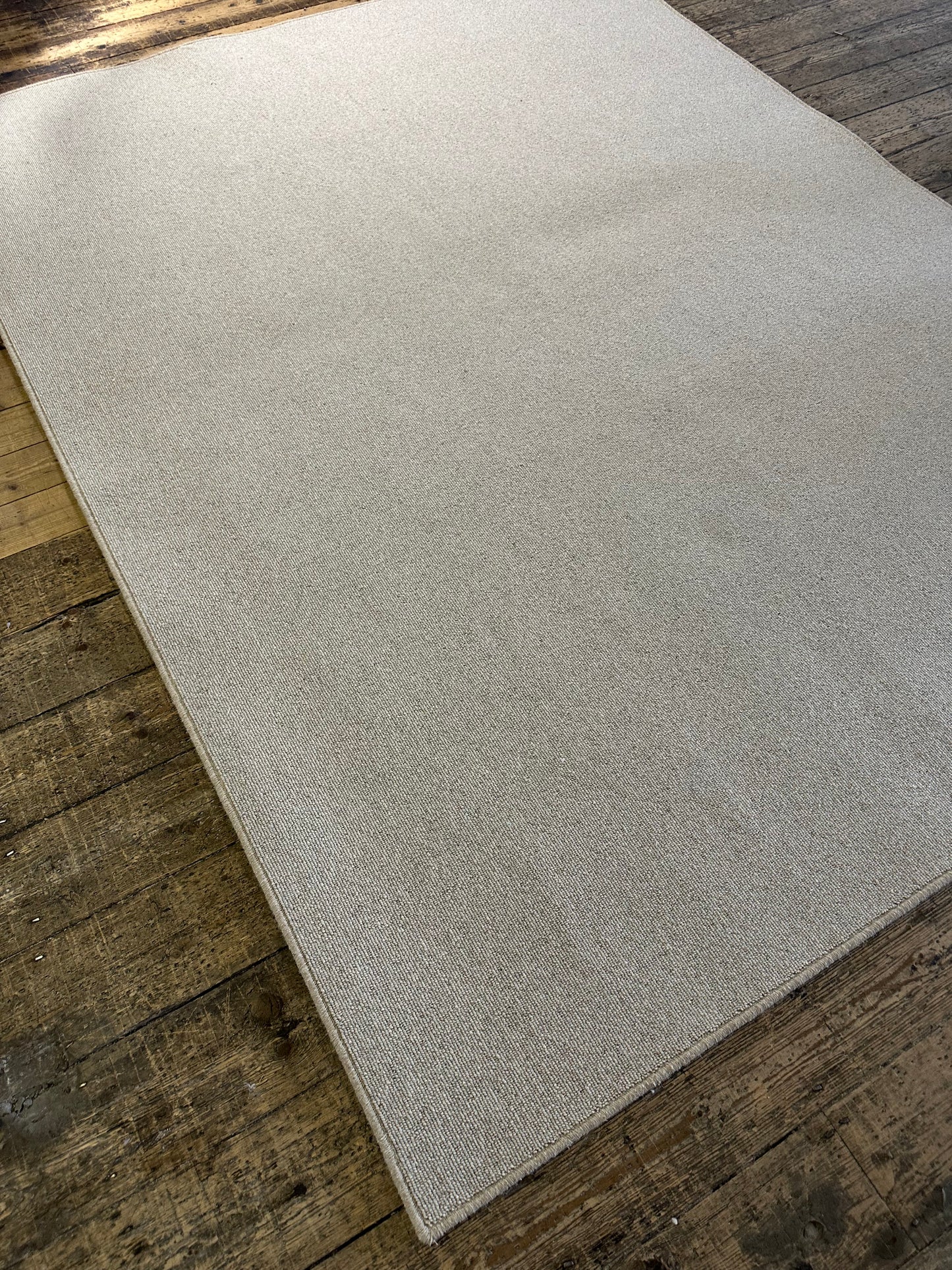 Oatcake 100% wool rug 200cm x 263cm