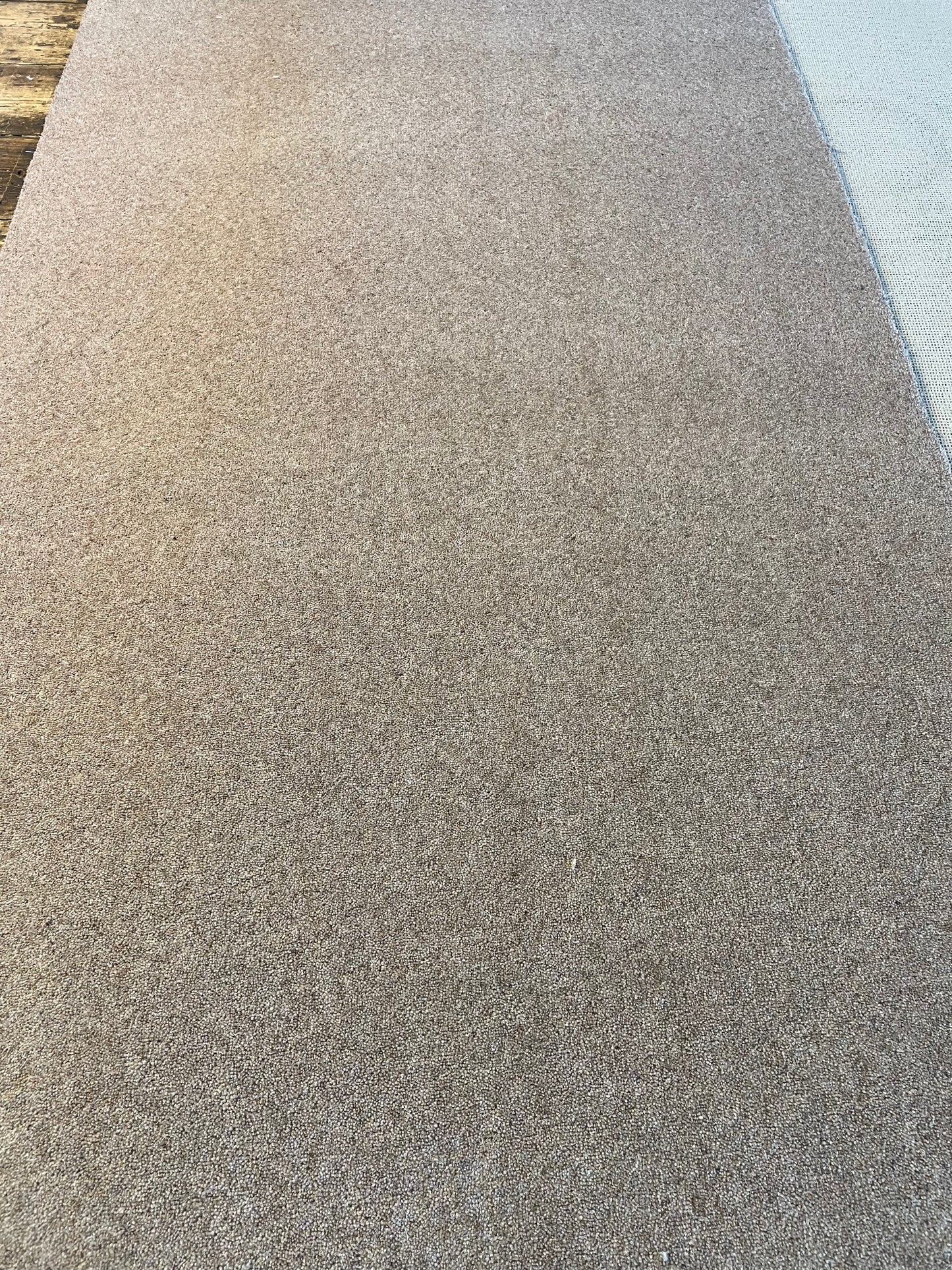Light brown hallway runner (slight B-grade) - Custom size