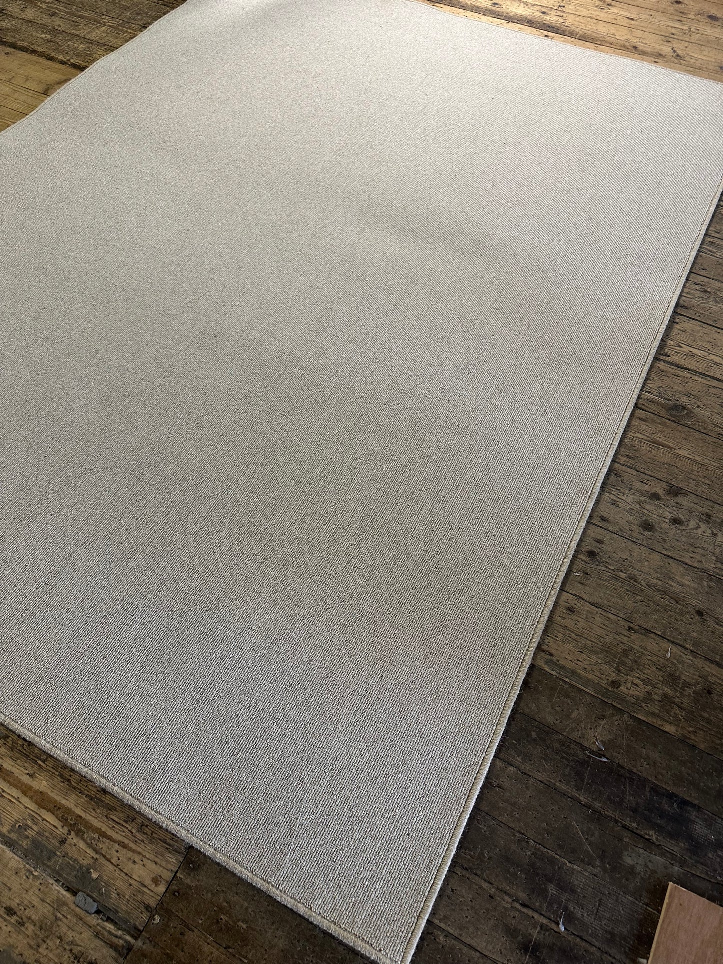Oatcake 100% wool rug 200cm x 263cm