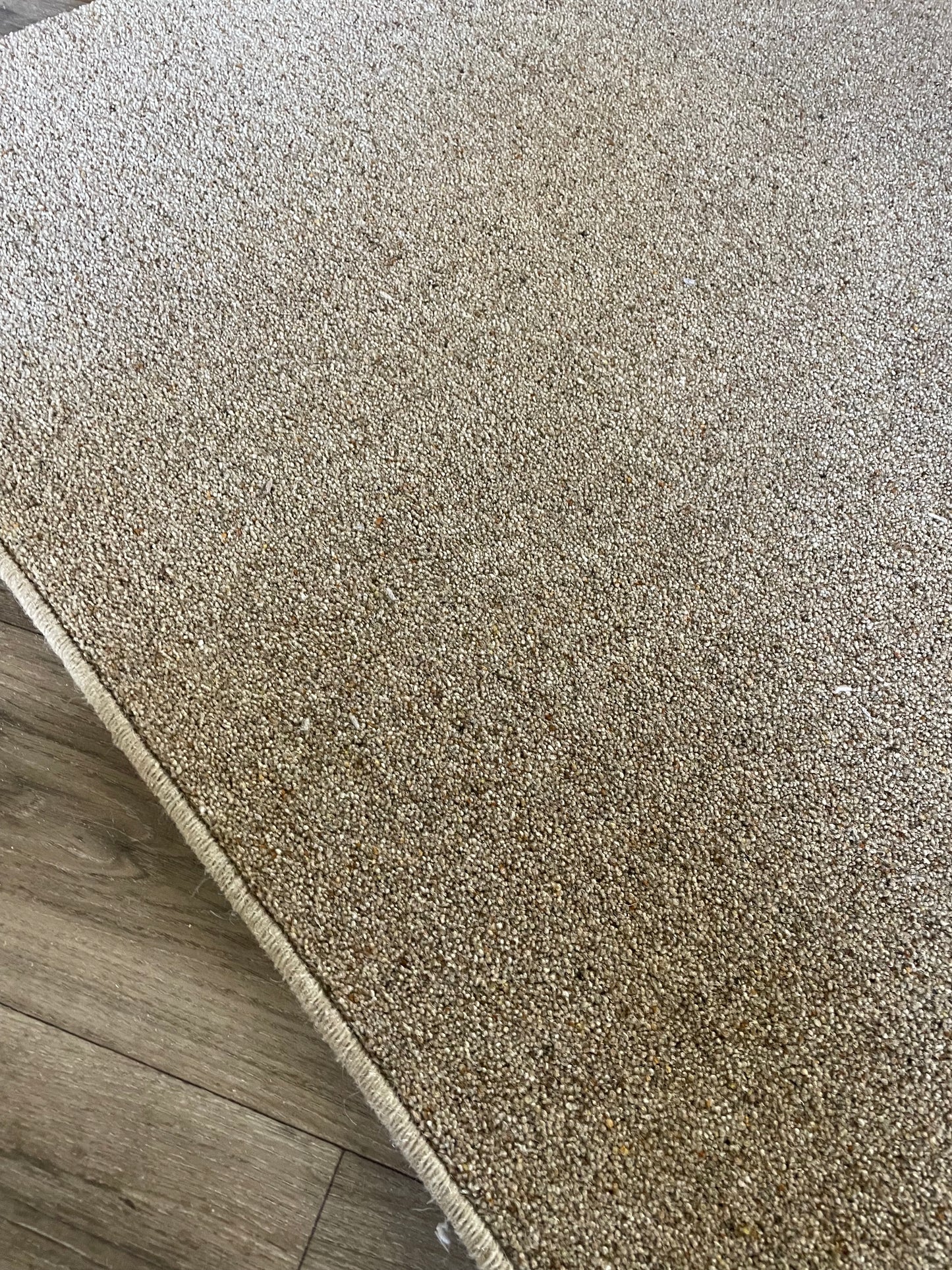 Light brown beige fleck hallway runner - Custom size