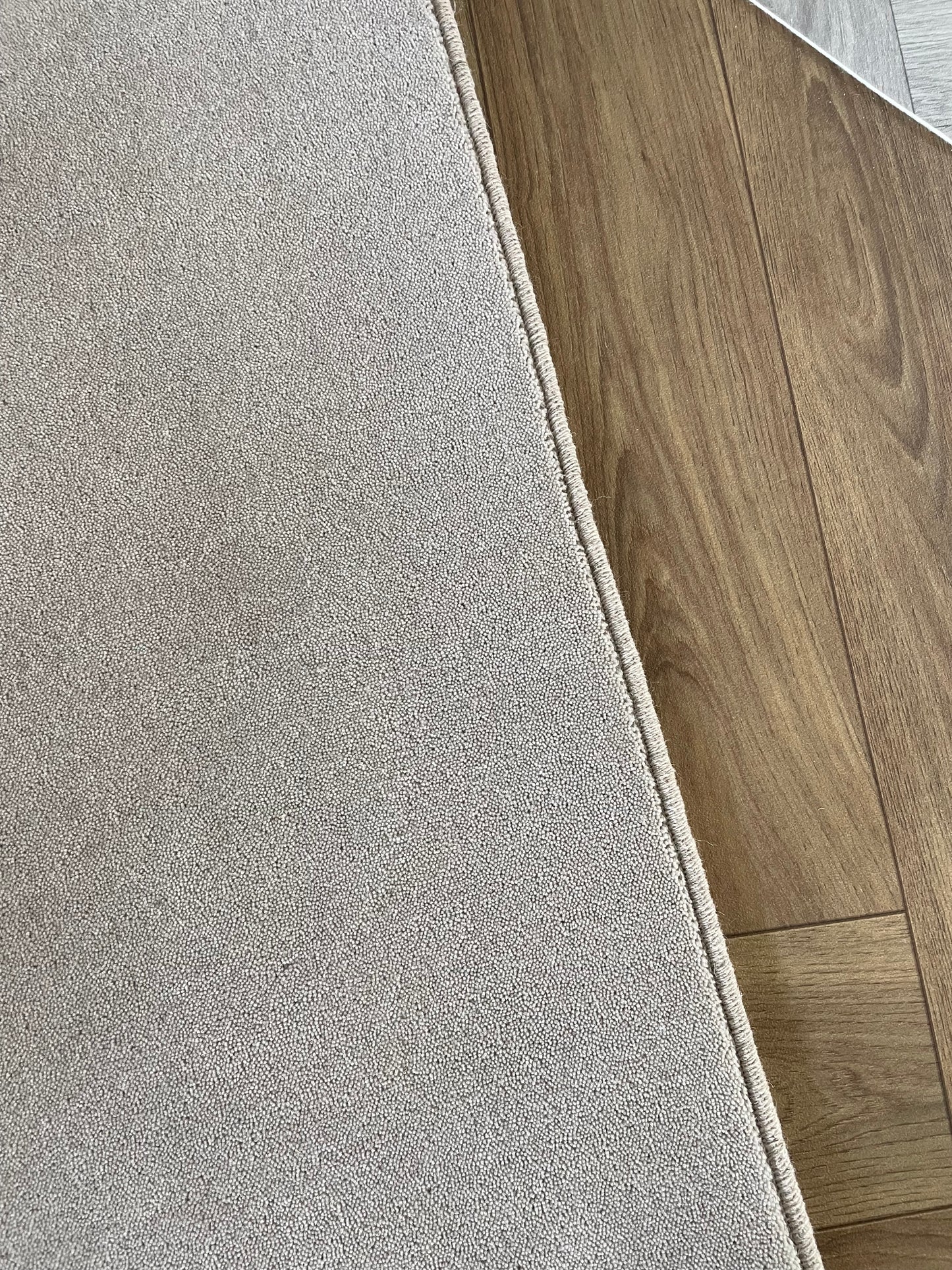 Light Grey velvet Hallway runner - Custom size