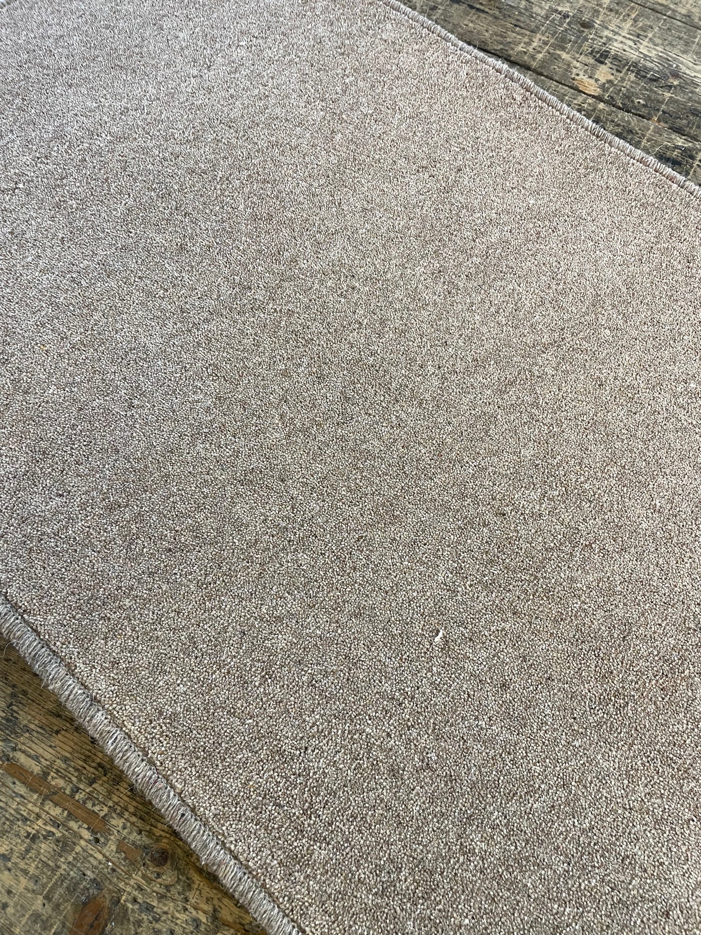 Light brown hallway runner (slight B-grade) - Custom size