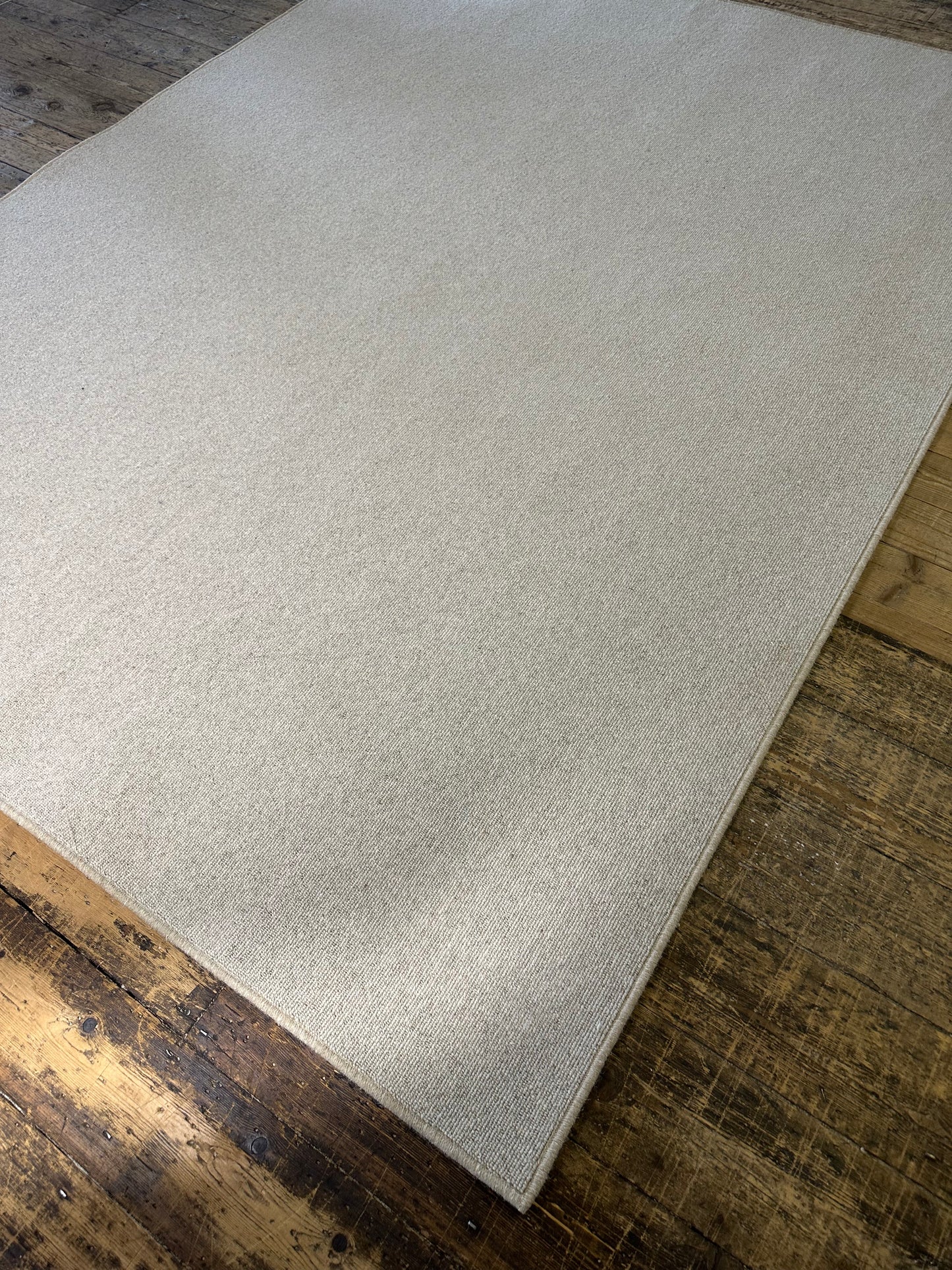 Oatcake 100% wool rug 200cm x 263cm