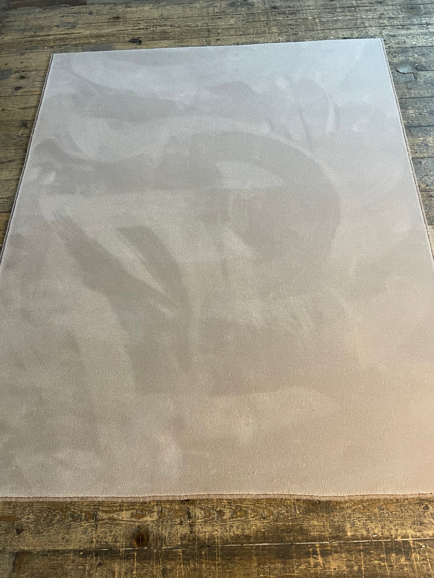 Luxury Velvet Mink Linen wool rug