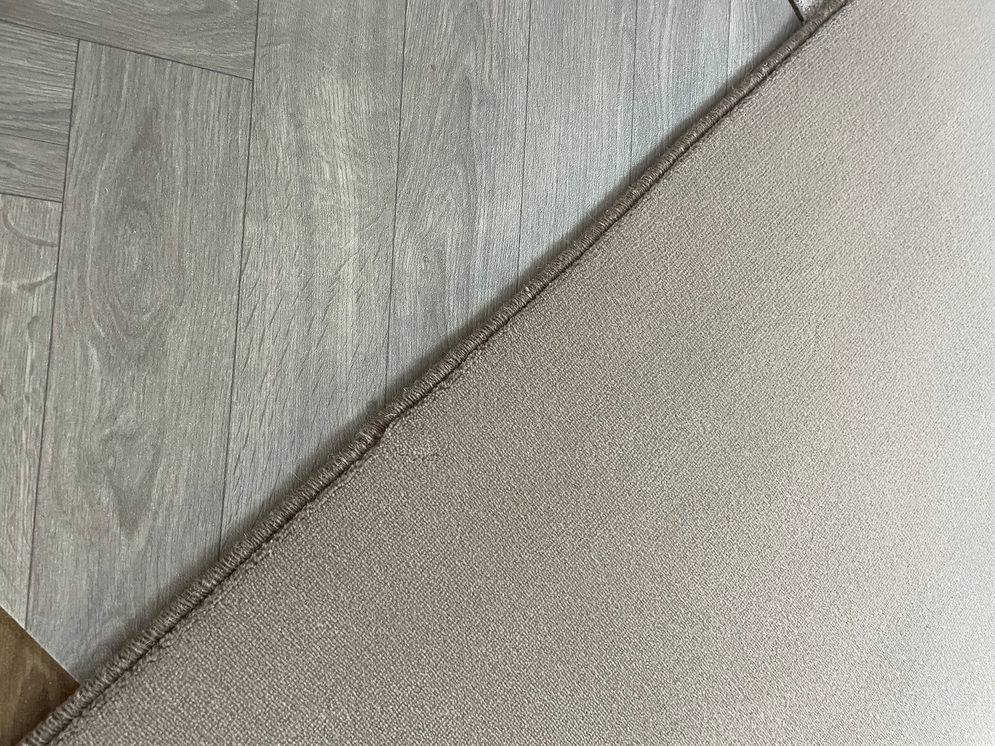 Luxury Velvet Mink Linen wool rug