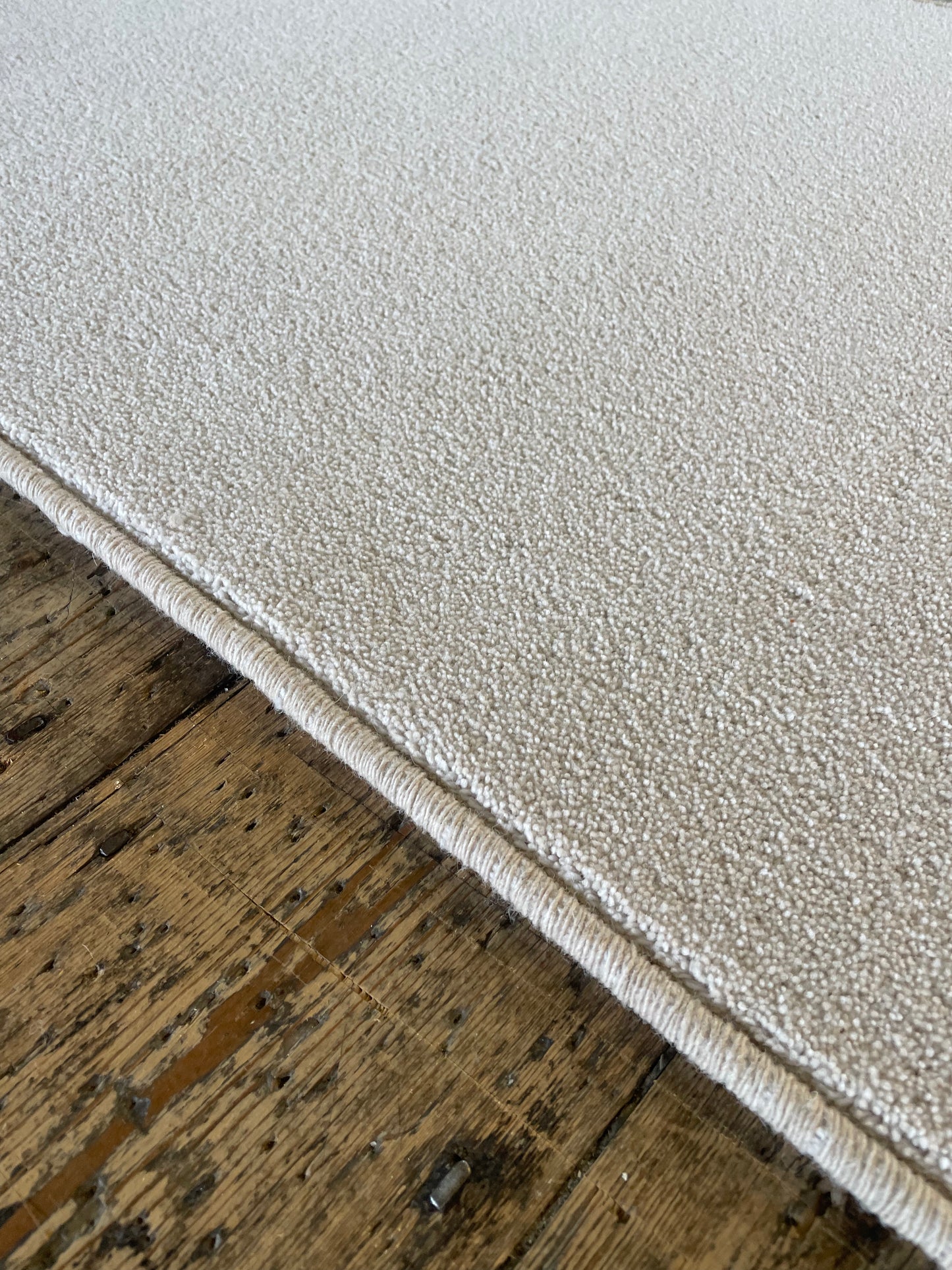 White cream hallway runner 66cm x 211cm
