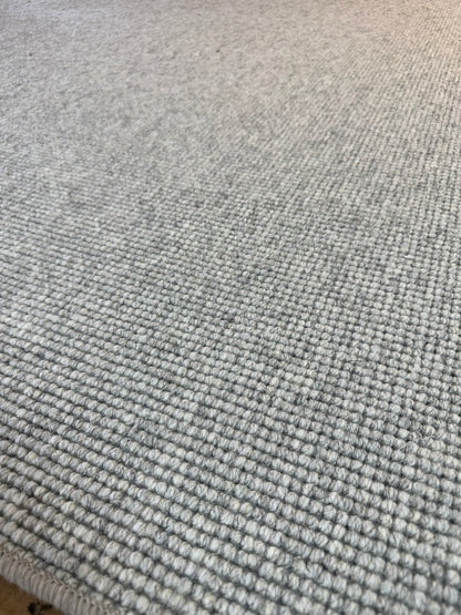 Greige Green tone 100% wool large rug 231cm x 298cm