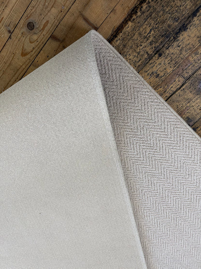 Oxford tone herringbone 100% wool rug 250cm x 349cm