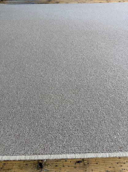 Truly taupe 100% wool rug 200cm x 200cm