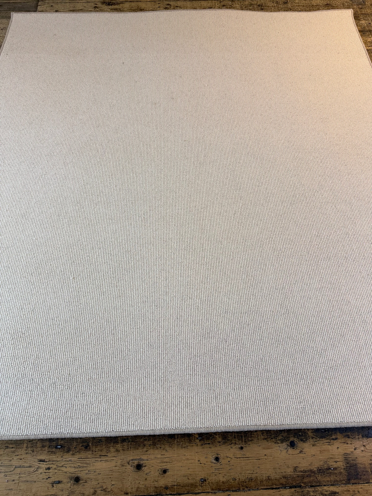 Tawny 100% undyed wool rug 200cm x 220cm