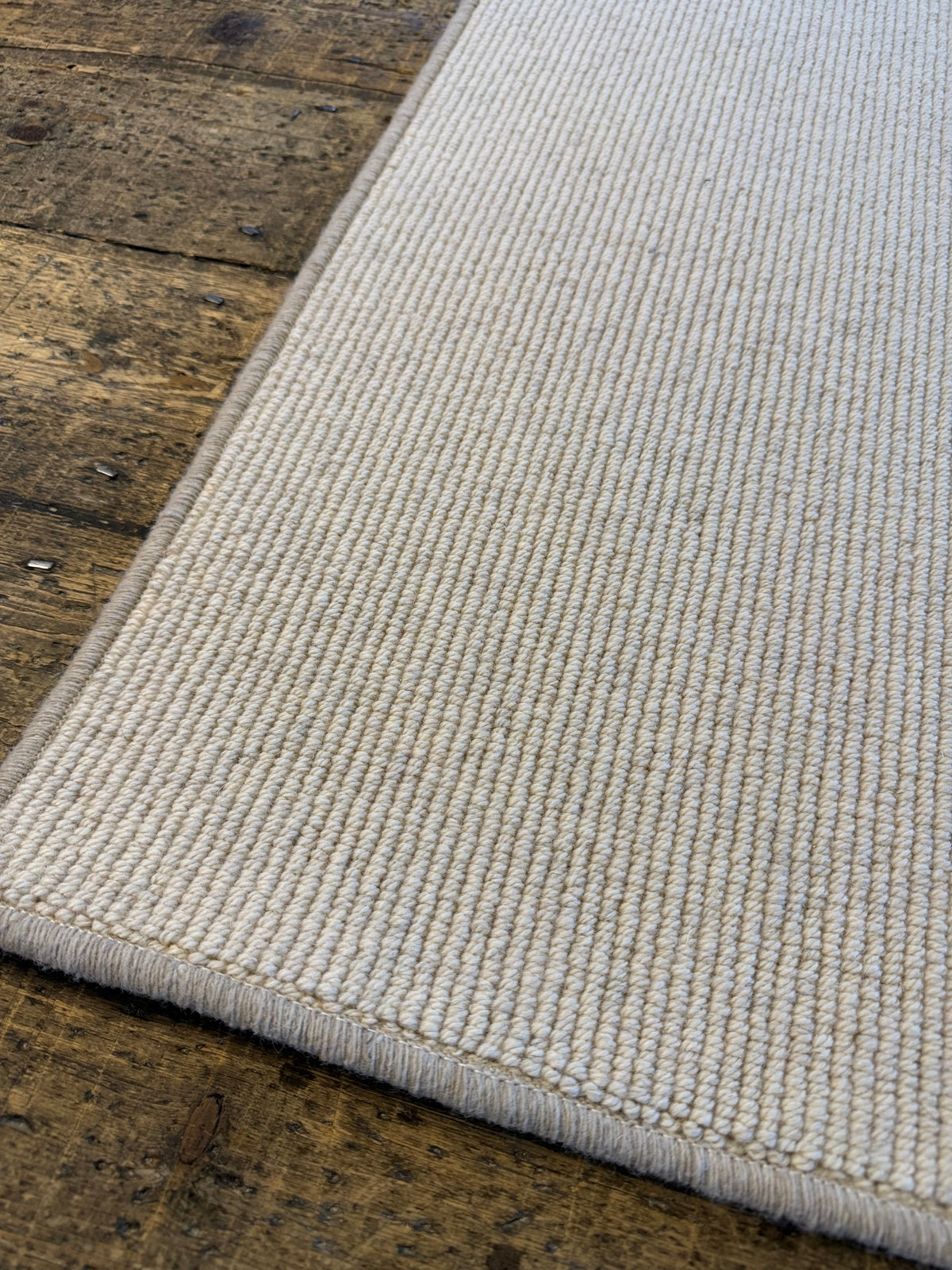 Tawny 100% undyed wool rug 200cm x 220cm