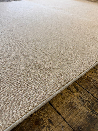 Biscuit 100% wool rug 200cm x 300cm