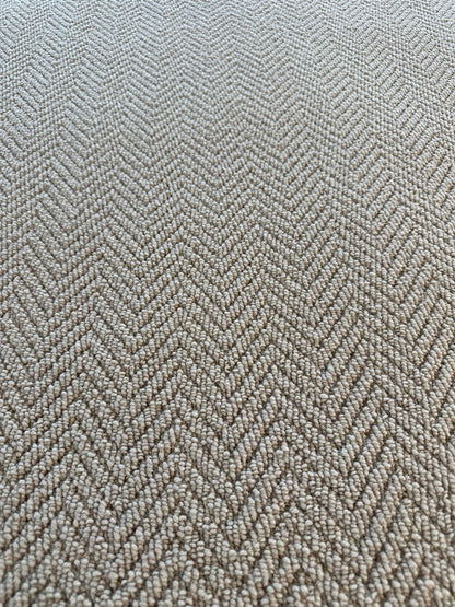 Herringbone 100% wool rug 190cm x 260cm