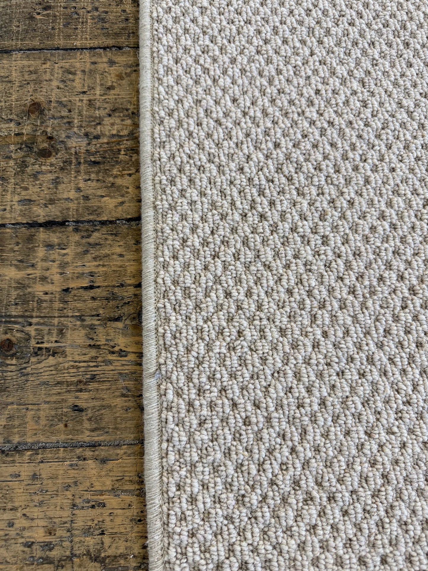 Oxford tone 100% wool hallway runner 75cm x 290cm