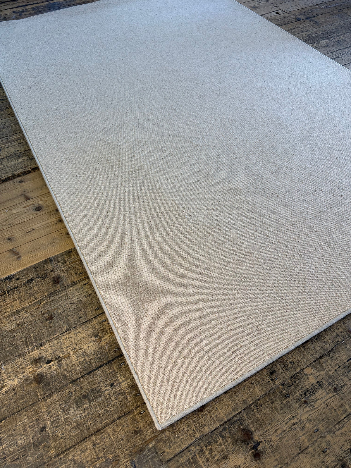 Biscuit 100% wool rug 200cm x 300cm