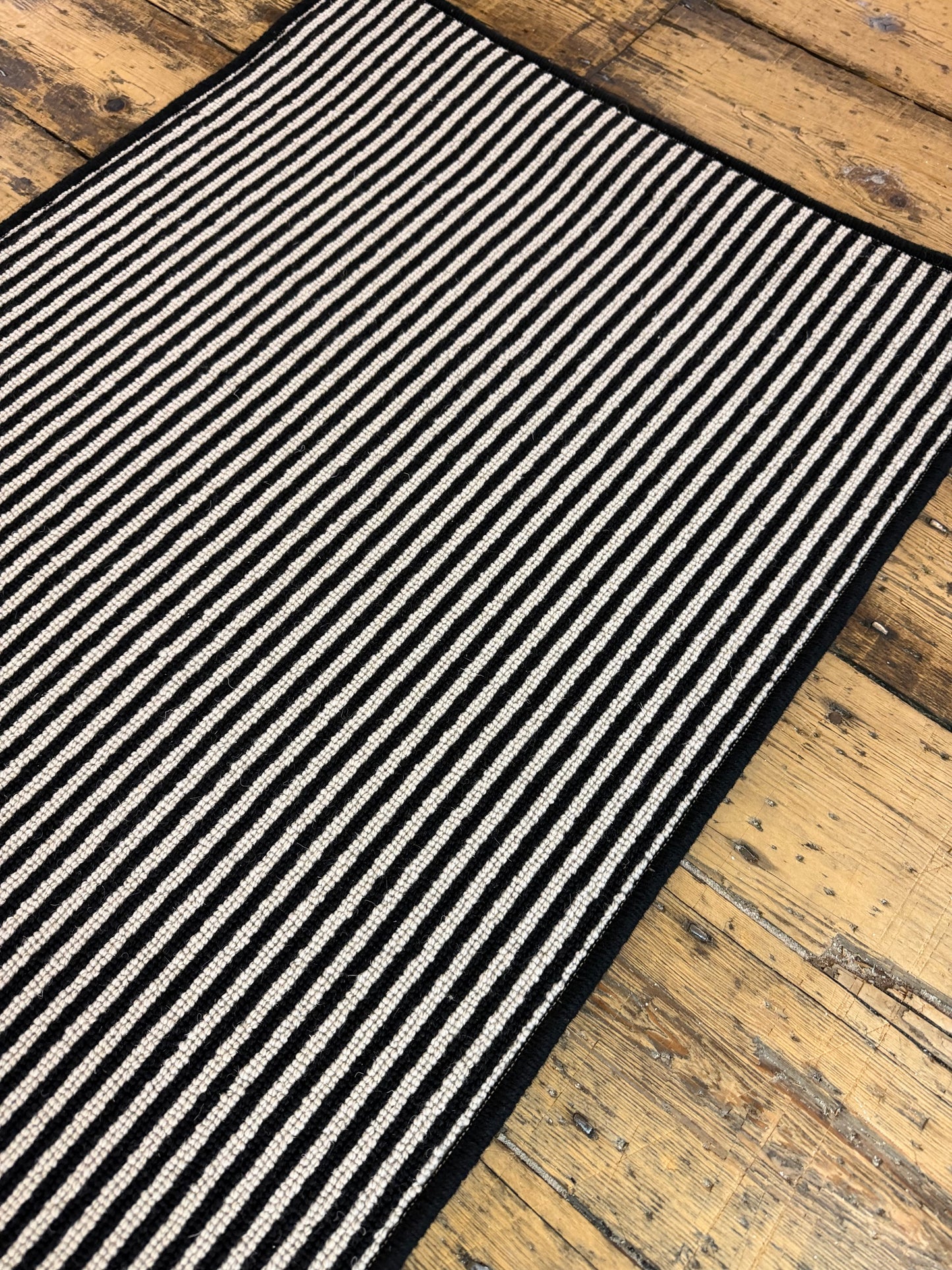 Oreo 100% wool hallway runner 65cm x 234cm