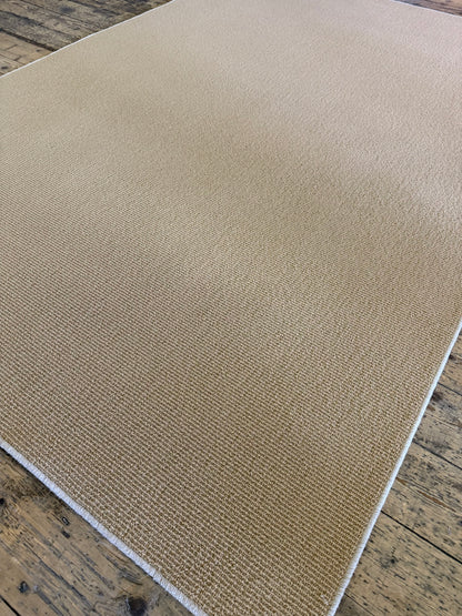 Rustic orange 100% wool rug 200cm x 300cm