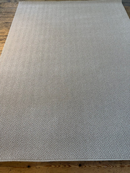 Harvest herringbone 100% wool rug 200cm x 270cm