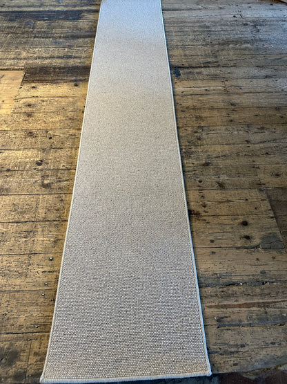 Flax 100% wool hallway runner 61cm x 325cm