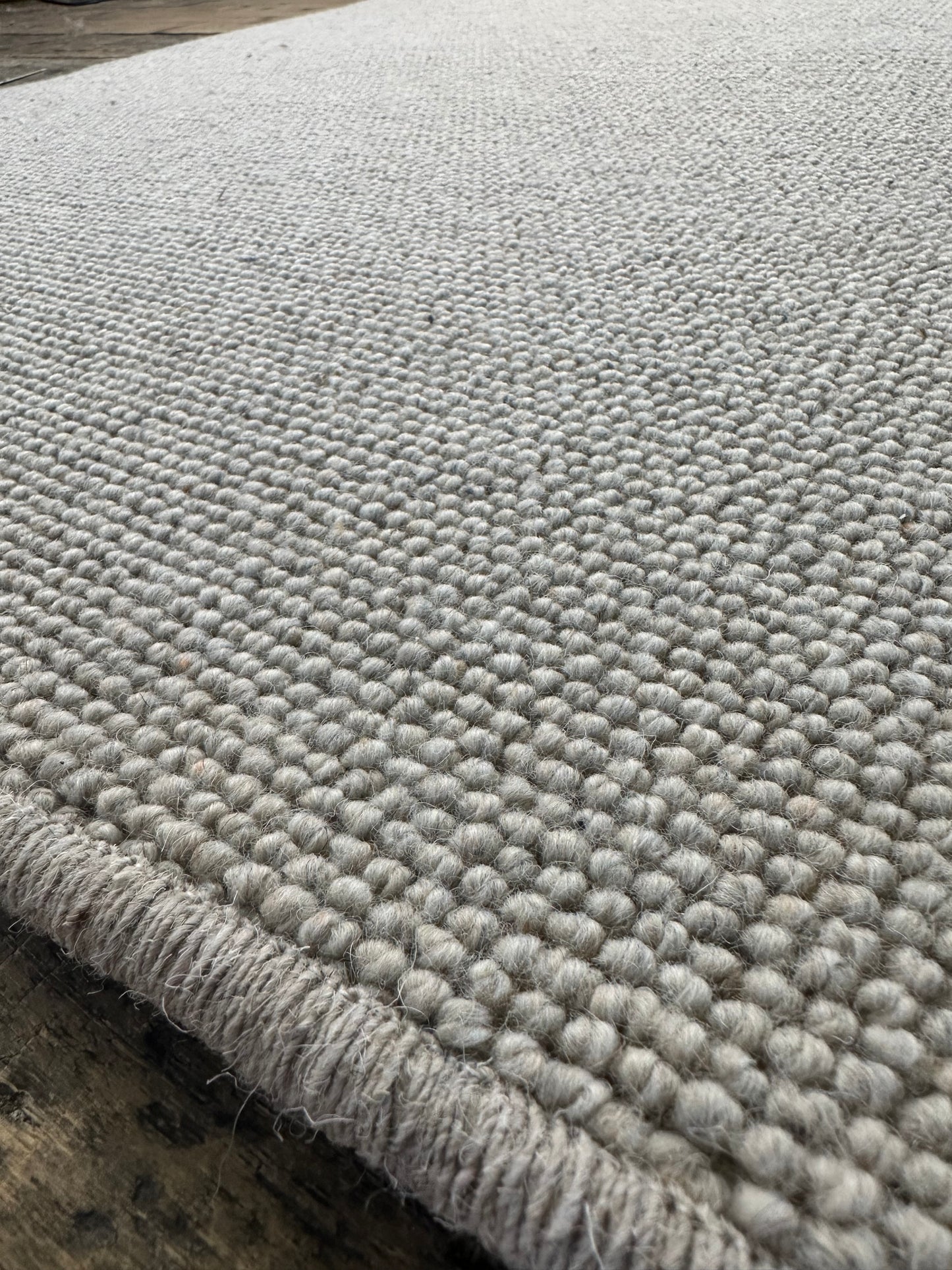 Pumice 100% wool rug 201cm x 211cm