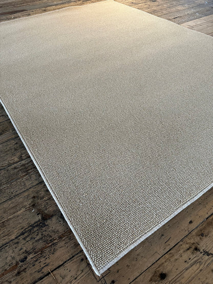 Honey gold 100% wool rug 190cm x 260cm