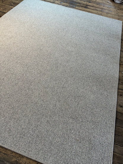 Greige Green tone 100% wool large rug 231cm x 298cm
