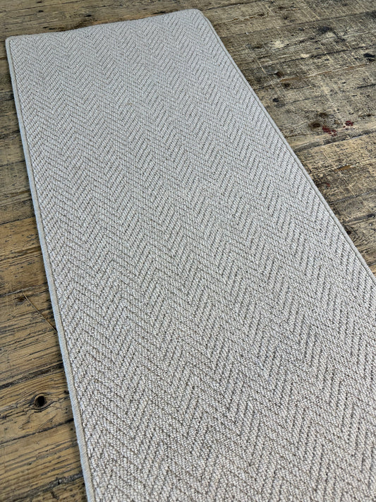 Herringbone 100% wool runner 62cm x 250cm