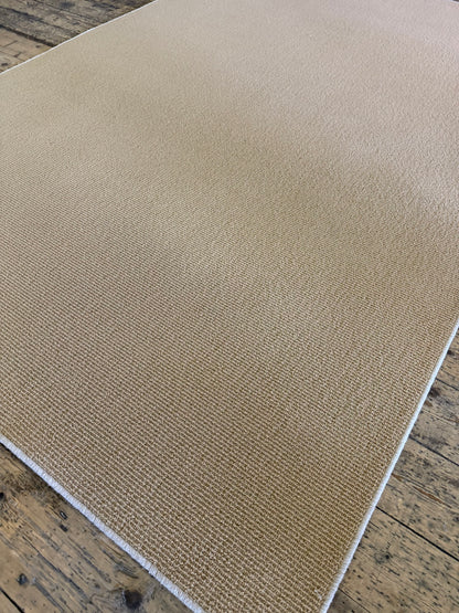 Rustic orange 100% wool rug 200cm x 300cm
