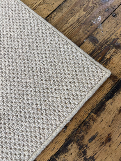 Oxford beige 100% wool rug 170cm x 278cm