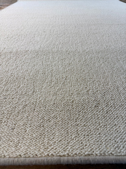 Blanc ivoire 100% wool rug 160cm x 230cm