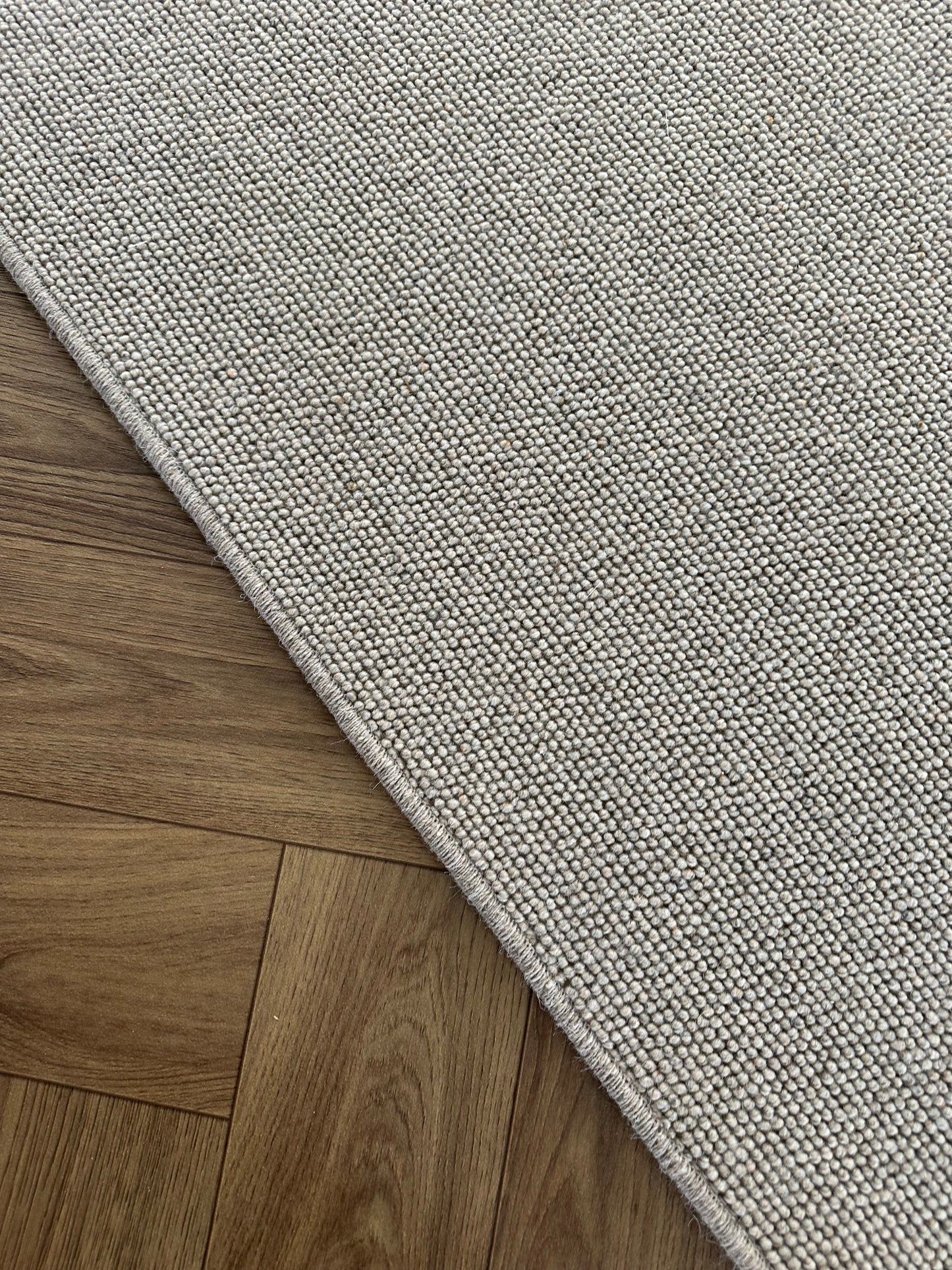 Pumice 100% wool rug 201cm x 211cm