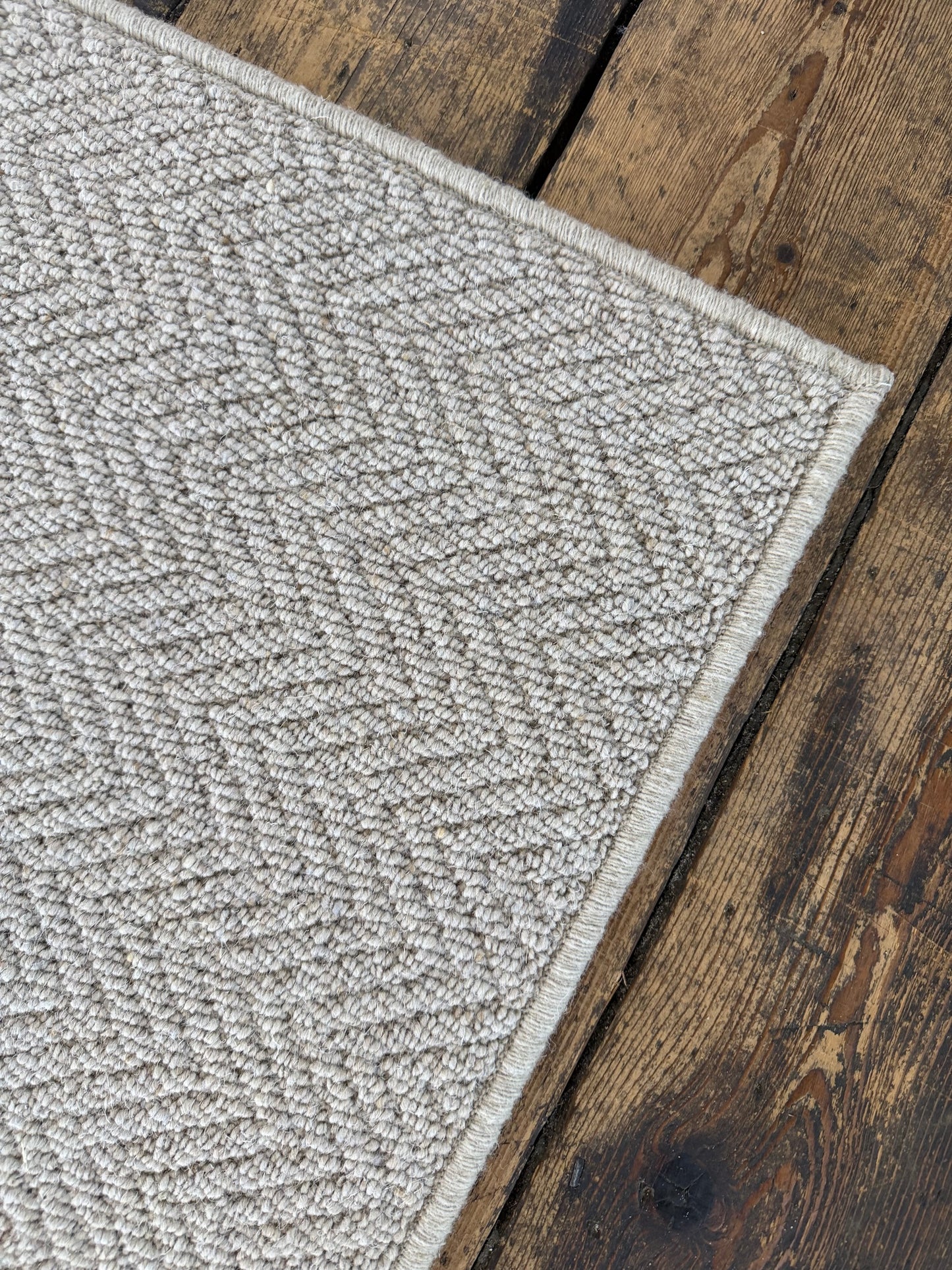 Harvest herringbone 100% wool rug 267cm x 270cm