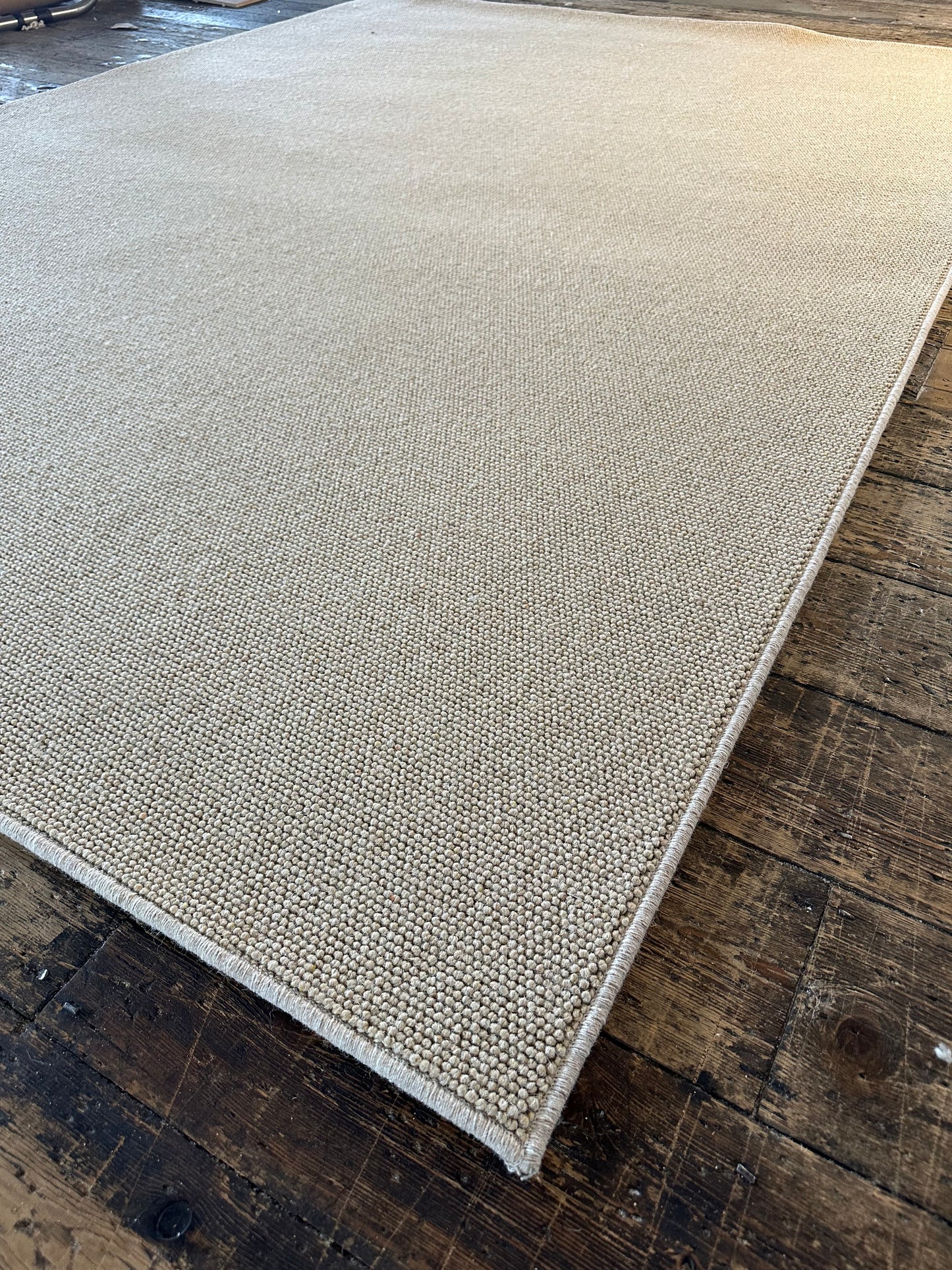 Honey gold 100% wool rug 190cm x 260cm