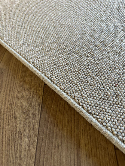 Flax 100% wool hallway runner 61cm x 325cm