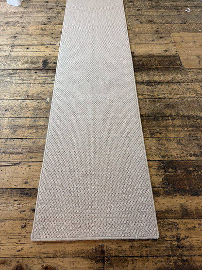 Oxford beige 100% hallway runner 64cm x 278cm