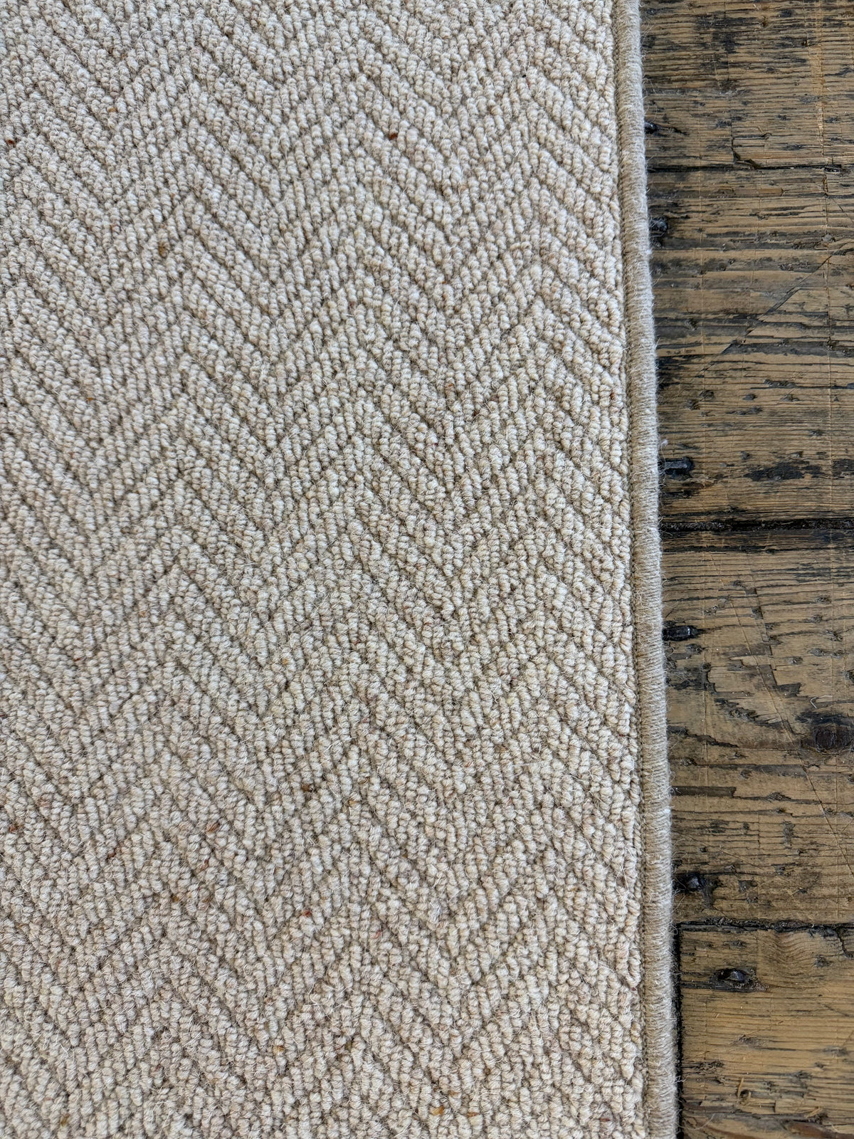 Pine Herringbone 100% wool rug 173cm x 280cm
